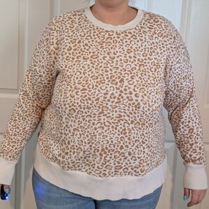 Leopard Print Women's Sweater